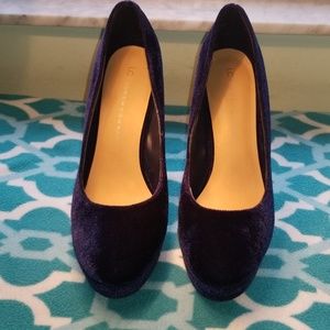 Blue Velvet Lauren Conrad Pumps